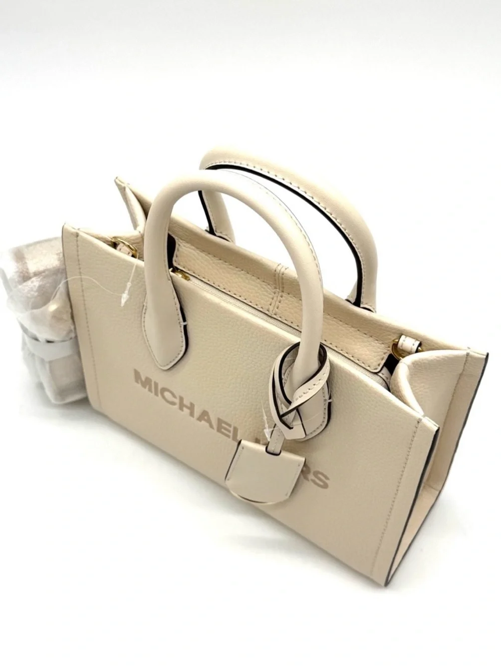 Michael Kors Mirella Small Shopper TZ Xbody Bag Light Cream
